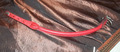 Hunter Leder Hunde Halsband Rot VK an Tierschutz 30 cm