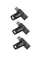 SanDisk Ultra Dual Drive Go, USB Type C Flash Drive, SDDDC3-064G-G46, 3 Stück