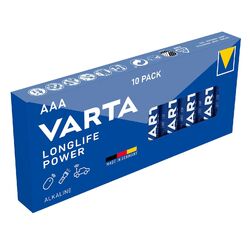 10 x VARTA 4903  Batterien Micro AAA / LR03 MN2400 Alkaline LONGLIFE POWER 1,5V