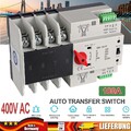 Dual Netzteil 100A,4P Automatischer Umschalter Leistungschalter Transferschalter