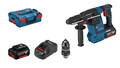 Bosch Akku-Bohrhammer GBH 18V-26 F mit 2x 5,0 Ah Akkus + Lader + L-BOXX