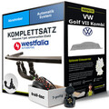 Für VW Golf VII Kombi Typ BA5 Anhängerkupplung abnehmbar +eSatz 7pol uni 13- AHK