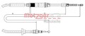 2x Bremsseil Seilzug Feststellbremse COFLE METZGER 10.7484/2x für VW PASSAT B5