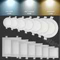 LED Panel Einbaustrahler Einbau-Spots Bad ultra-flach 230V Einbau-Leuchten Lampe