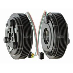 1x Magnetkupplung, Klimakompressor NRF 380166 passend für VW