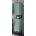 Hochschrank Badmöbel Stauraum Badregal Badzimmerschrank Beistellschrank modern 