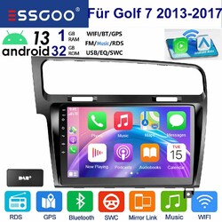 Android13 Autoradio DVD Für VW Golf 7 VII MK7 2013-2017 1+32GB DAB 4Core 10”GPS