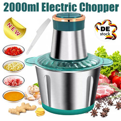 Zerkleinerer Elektrisch Gemüsezerkleinerer Mixer Multi & Universalzerkleine 2L