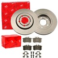 TRW BREMSSCHEIBEN + BELÄGE HINTEN passend für VW GOLF 4 S3 LEON Cupra OCTAVIA RS