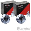 2X MAXGEAR RADLAGER-SATZ HINTEN PASSEND FÜR CHEVROLET CRUZE ORLANDO OPEL ASTRA