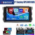 Android13 Carplay 2+64G Autoradio Für Benz Smart Fortwo 451 2005-2010 GPS RDS BT