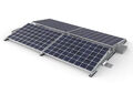 Solar Halterung Flachdach Montageset Dach Befestigung für 4 Solarmodule