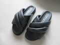 Copenhagen Studios aktuelle schwarze Sandale Leder 38 NP € 105