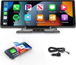 10.26" 2K Wireless CarPlay Android Auto Touchscreen Tragbare AutoRadio GPS FM BT