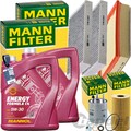 MANN INSPEKTIONSPAKET+10L MANNOL 5W-30 ÖL passend für 2.0 dCi RENAULT LAGUNA III
