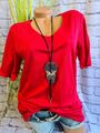 Shirt Tunika Bluse Street One Oberteil rot Kurzarm Gr. 36 bis 44 (3 649) 