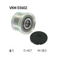 1x Generatorfreilauf SKF VKM 03602 passend für MITSUBISHI NISSAN OPEL RENAULT