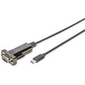 Digitus USB-C®, Seriell Adapter [1x USB-C® Stecker - 1x RS232-Stecker] DA-70166