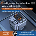 Drahtlose Bluetooth-Freisprecheinrichtung Für Autos Fm-Transmitter Usb-  :