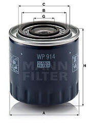 MANN-FILTER WP 914 ÖLFILTER FÜR RENAULT