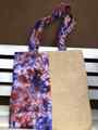 Stofftasche - Tote Bag - Beige & Indigo mit Afrika Jute-Batik
