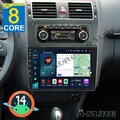 10.1"Android 14 Autoradio 4+64G Apple Carplay GPS Navi für VW Touran 2011-2014