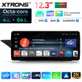 HD IPS 12,3" 4+64GB Autoradio Android 14 GPS CarPlay WiFi für MERCEDES W212 S212