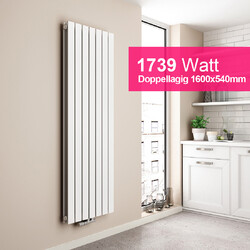 Design Flach Heizkörper Wandheizkörper Paneelheizkörper Mittelanschluss Vertikal
