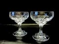 Villeroy & Boch TULIPE 2 Sekt Champagner Schalen Gläser Blüten Stiel Zierschliff