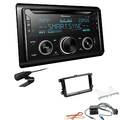 Pioneer Autoradio Bluetooth USB für Volkswagen VW Amarok ab 2010 piano black