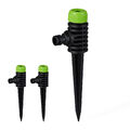 3x Sprühregner Garten Sprenger Erdspieß Rasen Sprinkler mit NEU