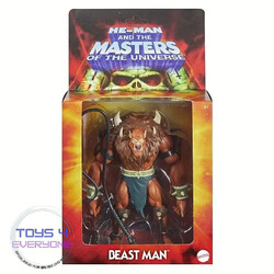 Masters of the Universe Origins Cartoon Collection Beast Man (EU Card) NEU / OVP