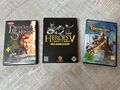 Konvolut RPG  PC Games - Drakensang, Dungeon Siege, Heroes 5 - Gold Edition