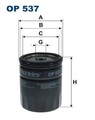 Filtron OP 537 Ölfilter für ALFA ROMEO AUTOBIANCHI  passend für FIAT LANCIA Schm