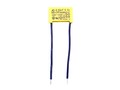1x Kondensator 330nF K X2 275V~ VAC, Kabel ca. 6cm RM22 (0,33µF,uF,AC,250V~)Z701