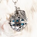 Engelsrufer Engelsklingel Klangkugel Flügel Kette Anhänger Schmuck 00292