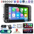DAB+ Autoradio Android 15 +KAM GPS 4+64G 2 DIN für VW GOLF 5 6 Passat Touran EOS