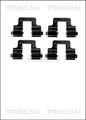 TRISCAN Zubehörsatz Scheibenbremsbelag 8105 101629 für SKODA AUDI VW SEAT ALFA 5