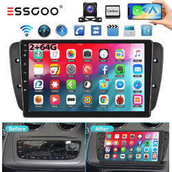 64G Carplay Android13 Autoradio Für Seat Ibiza IV 6J 2009-13 GPS WIFI RDS BT Kam