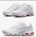 NIKE AIR MAX PLUS TN UTILITY WHITE ORANGE Neu