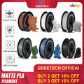 Geeetech Matte PLA 3D Drucker Filament 1.75mm 1KG Grau Grün Weiß Consumables