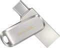 SanDisk Ultra Dual Drive Luxe USB Type-C Flash 512 GB, silber 