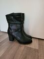 Damen Stiefel Boots Schwarz Gr.39