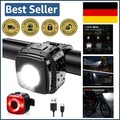 Fahrradlicht Set StVZO OSRAM LED Fahrrad Beleuchtung Akku, ,Front+ Rücklicht