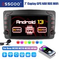 Autoradio 2+32G Android 13 Carplay GPS RDS Für Benz C-Klasse W203 CLK W209 W639
