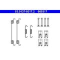 Zubehörsatz, Bremsbacken ATE 03.0137-9317.2 für FORD RENAULT SEAT VAG SMART