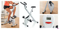 Heimtrainer Fahrrad GO Trimmrad Fitnessrad Bike Fitnessbike Klappbar Home Fit