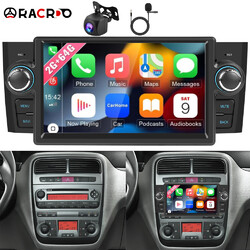 Android 15 Carplay Für Fiat Grande Punto Linea 2007-2012 GPS 64GB Autoradio +Kam
