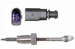 Sensor Abgastemperatur 800mm PTC Sensor METZGER für AUDI A4 B7