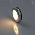 Nachtlicht LED Bewegungsaktivierter Sensor Akku Silber WC Schrank Magnet